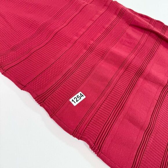 Rachel Roy Collection Dress Women’s 1X Ribbed Sleeveless ribbed Career NWT red - Picture 10 of 10